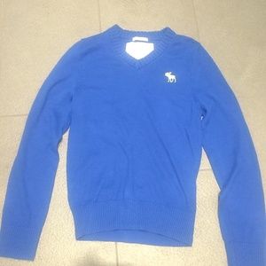 Blue Abercrombie and Fitch Sweater